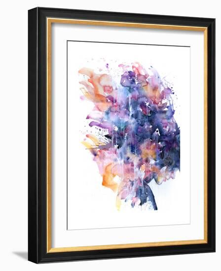 In A Single Moment All Her Greatness Collapsed-Agnes Cecile-Framed Premium Giclee Print