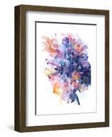 In A Single Moment All Her Greatness Collapsed-Agnes Cecile-Framed Art Print