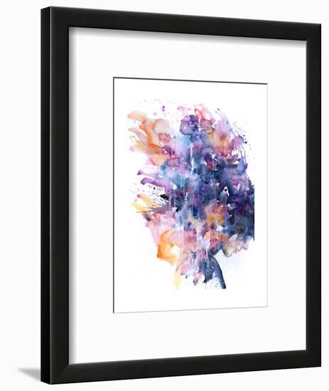 In A Single Moment All Her Greatness Collapsed-Agnes Cecile-Framed Art Print