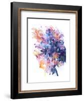 In A Single Moment All Her Greatness Collapsed-Agnes Cecile-Framed Art Print