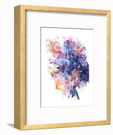 In A Single Moment All Her Greatness Collapsed-Agnes Cecile-Framed Art Print