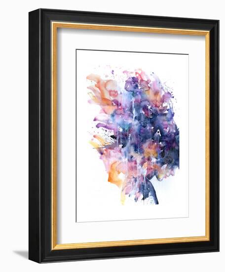 In A Single Moment All Her Greatness Collapsed-Agnes Cecile-Framed Art Print