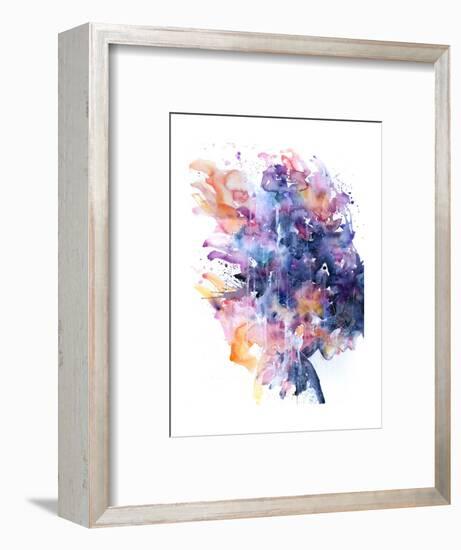 In A Single Moment All Her Greatness Collapsed-Agnes Cecile-Framed Art Print