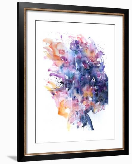 In A Single Moment All Her Greatness Collapsed-Agnes Cecile-Framed Art Print