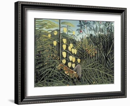 In a Tropical Forest-Henri Rousseau-Framed Art Print