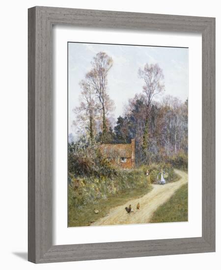 In a Witley Lane-Helen Allingham-Framed Giclee Print