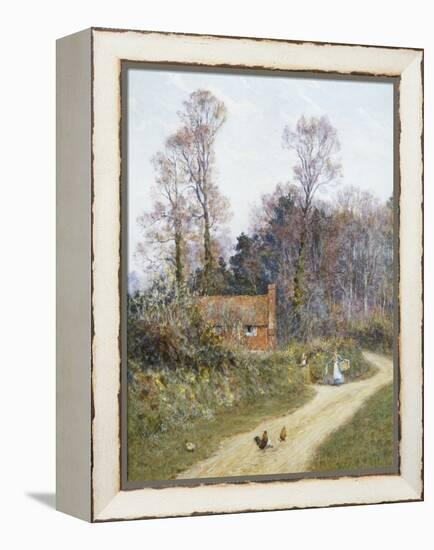 In a Witley Lane-Helen Allingham-Framed Premier Image Canvas