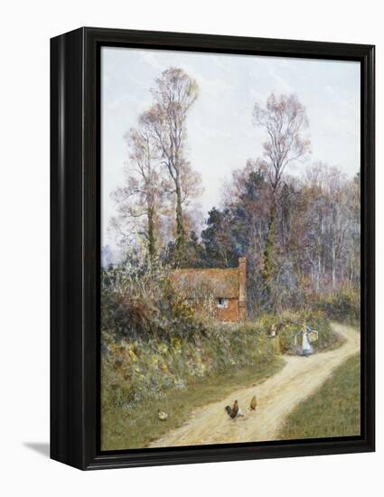 In a Witley Lane-Helen Allingham-Framed Premier Image Canvas