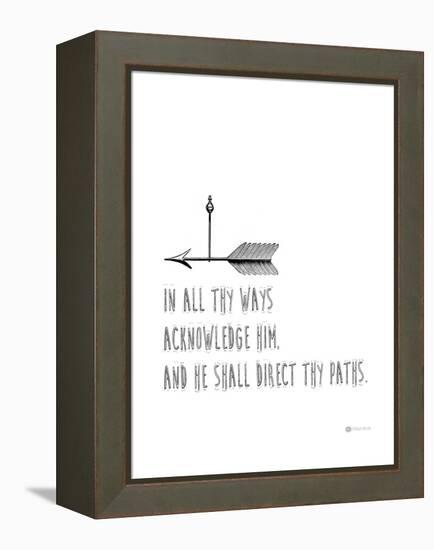 In All Thy Ways-Natasha Wescoat-Framed Premier Image Canvas