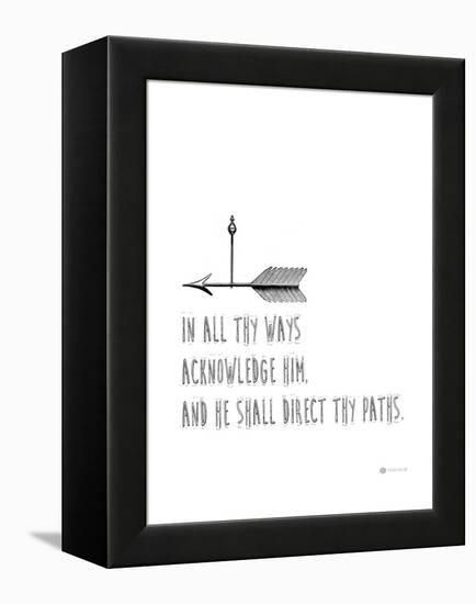 In All Thy Ways-Natasha Wescoat-Framed Premier Image Canvas