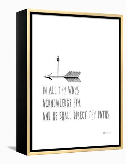 In All Thy Ways-Natasha Wescoat-Framed Premier Image Canvas