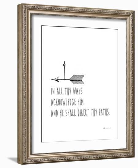 In All Thy Ways-Natasha Wescoat-Framed Giclee Print