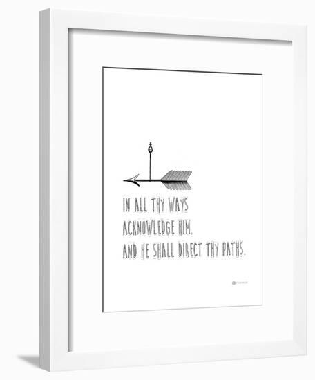 In All Thy Ways-Natasha Wescoat-Framed Giclee Print