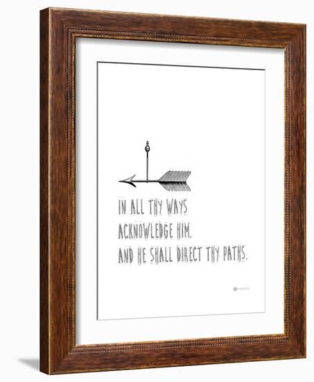 In All Thy Ways-Natasha Wescoat-Framed Giclee Print