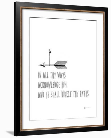 In All Thy Ways-Natasha Wescoat-Framed Giclee Print