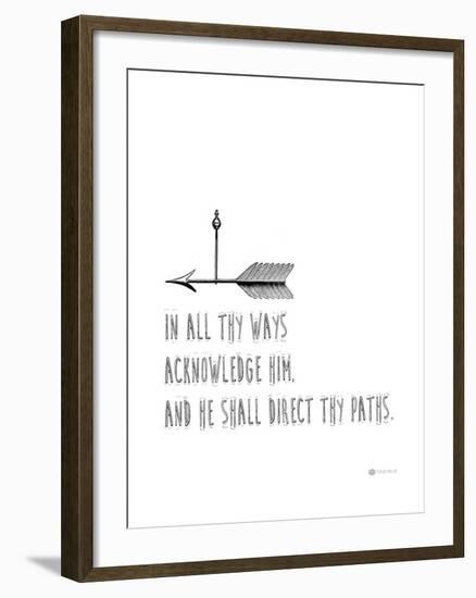 In All Thy Ways-Natasha Wescoat-Framed Giclee Print