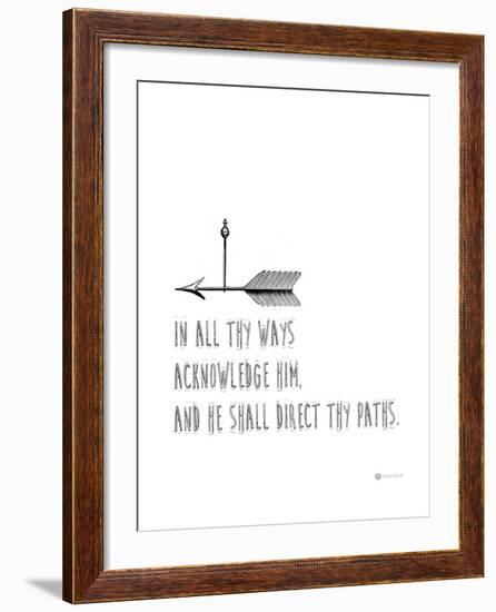 In All Thy Ways-Natasha Wescoat-Framed Giclee Print