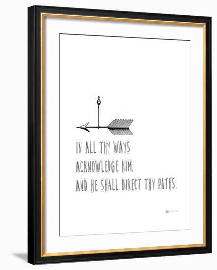 In All Thy Ways-Natasha Wescoat-Framed Giclee Print