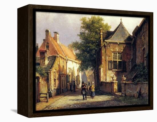 In Amsterdam-Willem Koekkoek-Framed Premier Image Canvas