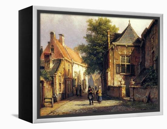 In Amsterdam-Willem Koekkoek-Framed Premier Image Canvas