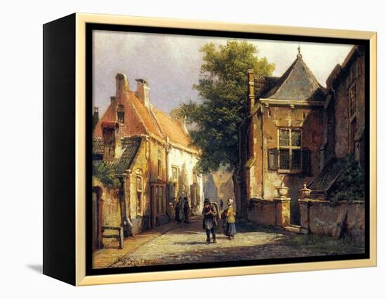 In Amsterdam-Willem Koekkoek-Framed Premier Image Canvas