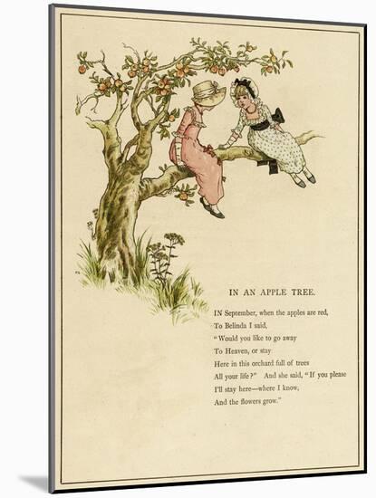 In an Apple Tree-Kate Greenaway-Mounted Art Print