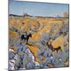 In an Arroyo, C.1914-24 (Oil on Canvas)-Walter Ufer-Mounted Giclee Print