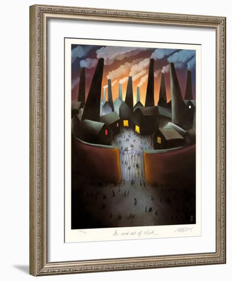 In and Out of Work-Mackenzie Thorpe-Framed Collectable Print