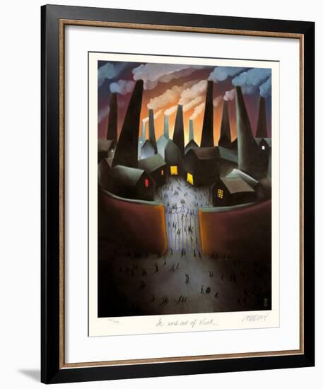In and Out of Work-Mackenzie Thorpe-Framed Collectable Print