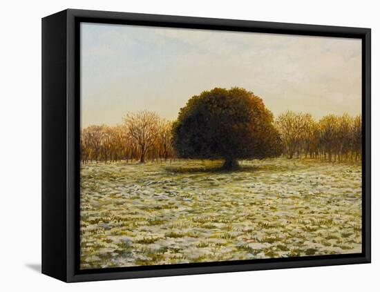 In Anticipation Of The Spring-kirilstanchev-Framed Stretched Canvas