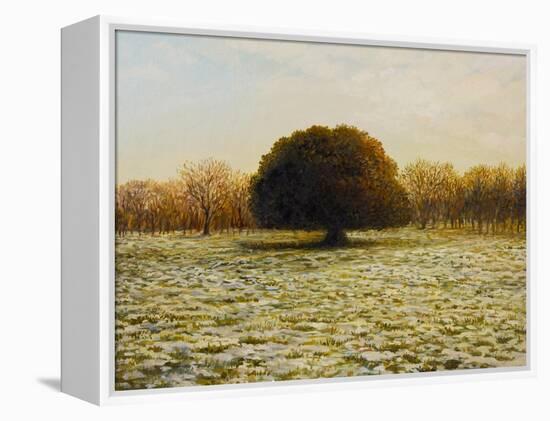 In Anticipation Of The Spring-kirilstanchev-Framed Stretched Canvas