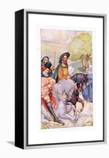 In Attendance on the Knight Was His Son-Anne Anderson-Framed Premier Image Canvas