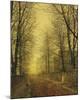 In Autumn's Golden Glow-John Atkinson Grimshaw-Mounted Premium Giclee Print