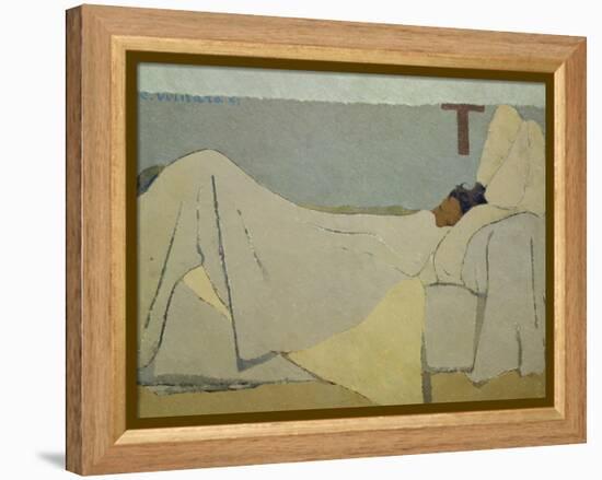 In Bed. 1891-Edouard Vuillard-Framed Premier Image Canvas