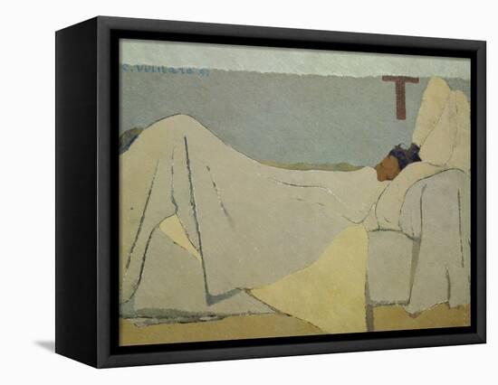 In Bed. 1891-Edouard Vuillard-Framed Premier Image Canvas