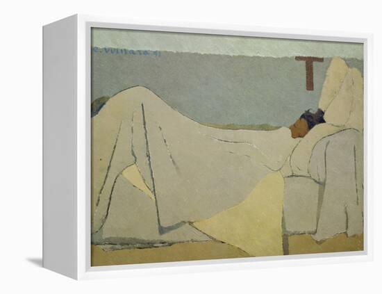 In Bed. 1891-Edouard Vuillard-Framed Premier Image Canvas