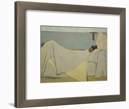 In Bed. 1891-Edouard Vuillard-Framed Giclee Print