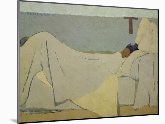 In Bed. 1891-Edouard Vuillard-Mounted Giclee Print