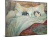 In Bed-Henri de Toulouse-Lautrec-Mounted Giclee Print
