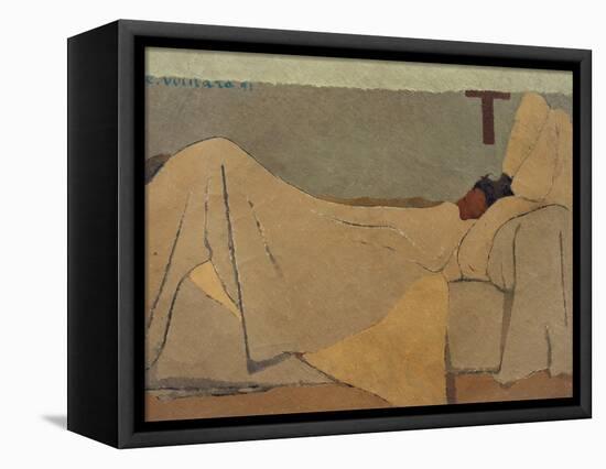 In Bed-Edouard Vuillard-Framed Premier Image Canvas