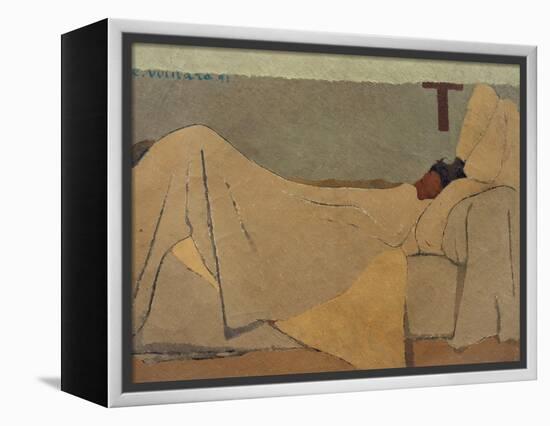 In Bed-Edouard Vuillard-Framed Premier Image Canvas