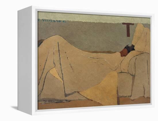 In Bed-Edouard Vuillard-Framed Premier Image Canvas