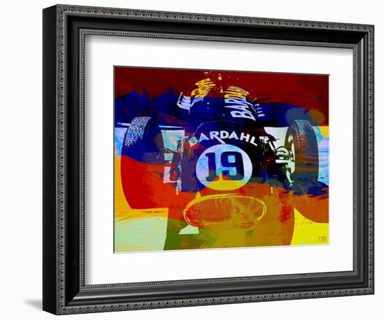 In Between The Races Watercolor-NaxArt-Framed Art Print