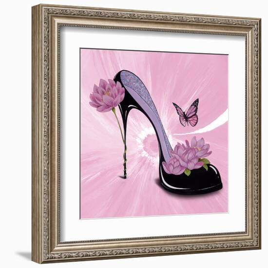 In Boom Stiletto I-E^ Serine-Framed Art Print