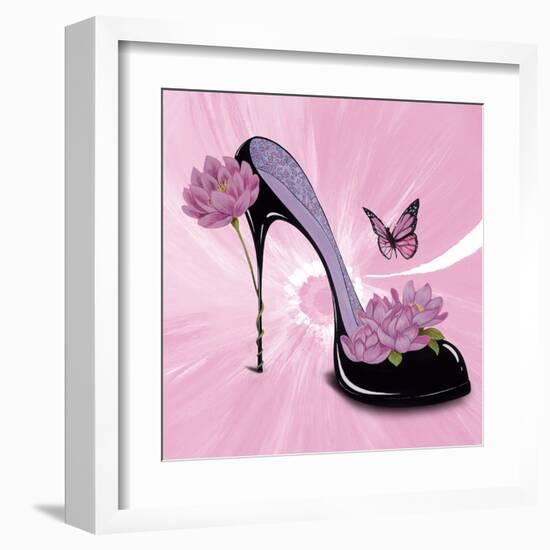 In Boom Stiletto I-E^ Serine-Framed Art Print