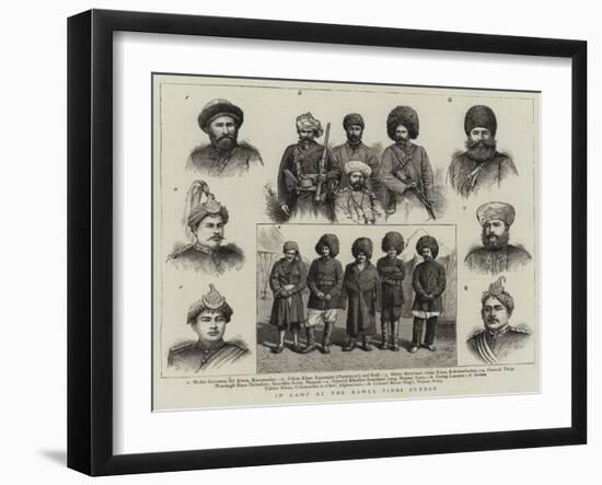 In Camp at the Rawul Pindi Durbar-null-Framed Giclee Print