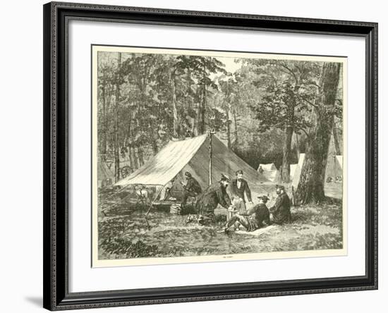 In Camp, July 1863-null-Framed Giclee Print