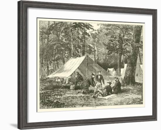 In Camp, July 1863-null-Framed Giclee Print