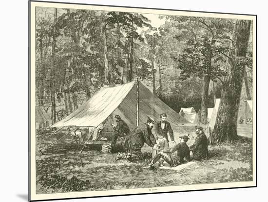 In Camp, July 1863-null-Mounted Giclee Print