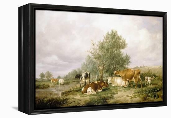 In Canterbury Meadows-Thomas Sidney Cooper-Framed Premier Image Canvas